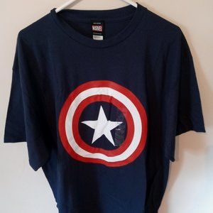 Mad Engine Marvel Captain America Adult XL T-Shirt